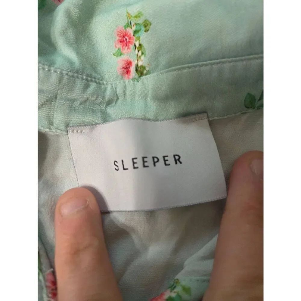 Sleeper Blossom-print shirt sz XS - Picture 3 of 5
